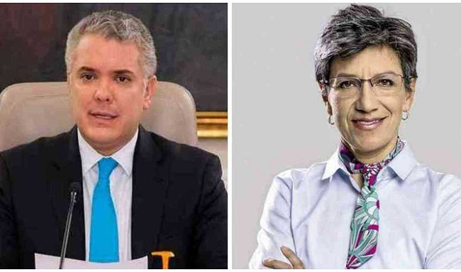 Iván Duque y Claudia López visitan la localidad de Suba este Martes