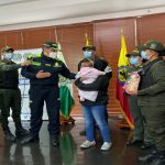 Policía de Bogotá rescató una bebé de 6 meses que había sido secuestrada
