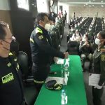 572 auxiliares de policía llegan a reforzar la seguridad en Bogotá