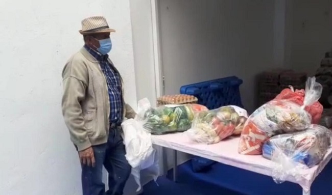 Familias indígenas de Suba recibieron 210 canastas alimentarias del Distrito