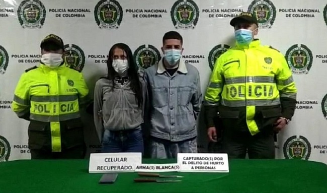 Llamado de auxilio de víctima de hurto alertó a Policía para capturar asaltantes