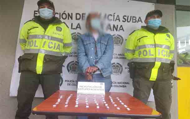 Capturado un hombre por fabricación o porte de estupefacientes en Suba