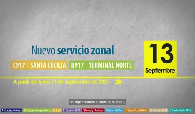 Nueva ruta zonal conectará a Santa Cecilia con Terminal del Norte.