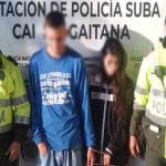 Capturan a dos ladrones en la Urbanización Cafam en Suba por el hurto de dos celulares