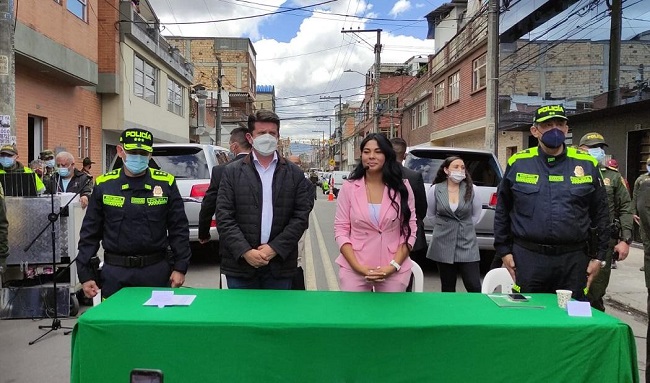 Autoridades activan nuevo frente de Seguridad en barrio Pradera en Puente Aranda