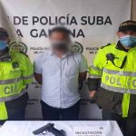 En Suba un hombre fue sorprendido portando un arma traumática