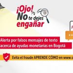 Circulan falsos mensajes de texto sobre ayudas monetarias en Bogotá