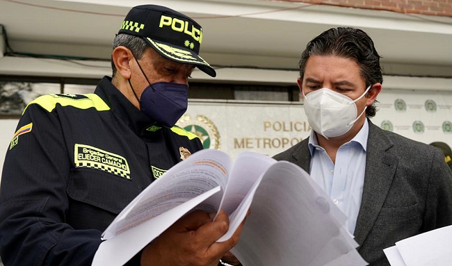 A Bogotá llegarán 1.000 nuevos policías para reforzar seguridad en diciembre