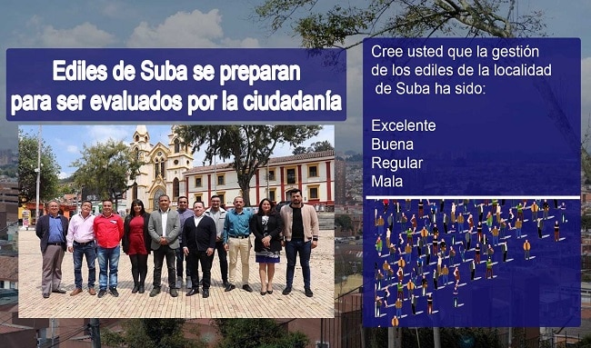 Ediles de Suba se preparan para ser evaluados por la ciudadanía