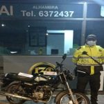 En Suba, Policía de la localidad logra recuperación de moto robada