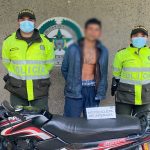 Agentes del CAI Mazurén en Suba recuperaron moto robada