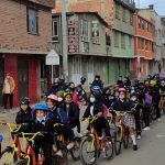 Con Al Colegio en Bici, 371 niños y niñas pedalean hacia sus clases en Suba