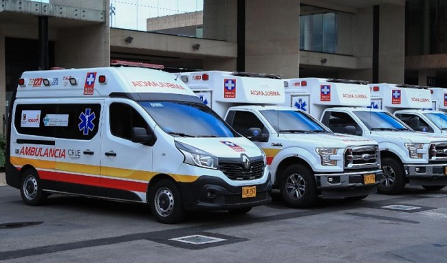 Llegan a Bogotá más de 150 ambulancias a reforzar sistema de salud 