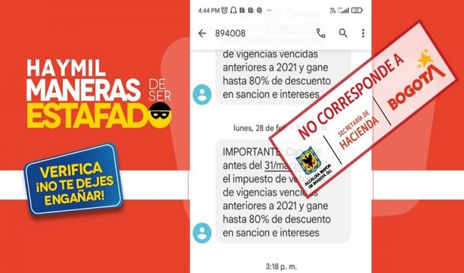 Circulan falsos mensajes sobre descuento en impuestos