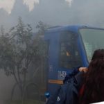 En Suba, pasajeros vivieron tremendo susto, el SITP se incendió