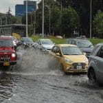 Suba una de las localidades afectadas por el fuerte aguacero de esta tarde