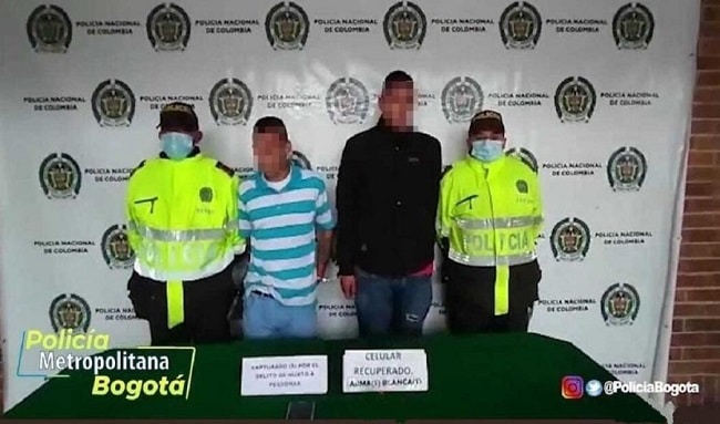 Capturan a 2 hombres que luego de hurtar a ciudadano huyeron en bus alimentador