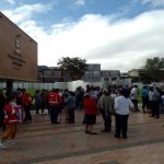 En Suba la comunidad protestó por encerramiento ilegal y toma de espacio público