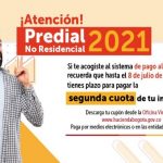 Hasta julio 8 podrás pagar el predial no residencial 2021 por afectación COVID