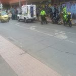 Bicitaxista fuera de control genera accidente en el barrio La Toscana en Suba