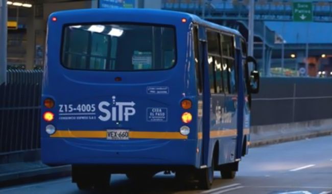 Bus del SITP fue atracado en Suba