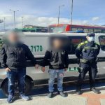 Capturadas nueve personas por hurto en Transmilenio