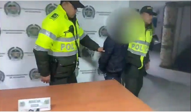 Mujer fue descubierta con estupefacientes  en un popular sector de Bogotá