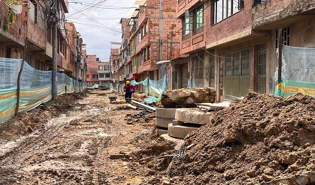 Personero local visita este martes obras del contrato 485/20 en Bilbao