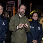 Alcalde Mayor coordina acciones de atención al incendio del parque Entrenubes