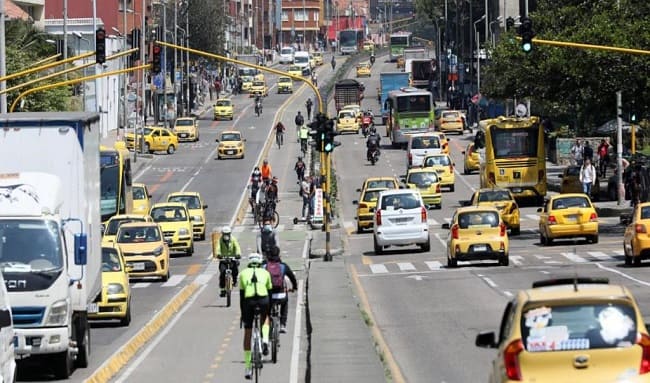 Primer Balance de la jornada del día sin carro en Bogotá