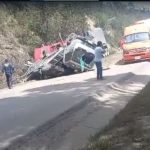 ¡Última hora! Grave accidente en la vía Zipaquirá - Ubaté un tractocamión, al parecer, se quedó sin frenos