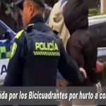 Bicicuadrantes capturaron a una mujer por hurtar ropa en un local de la Zona T