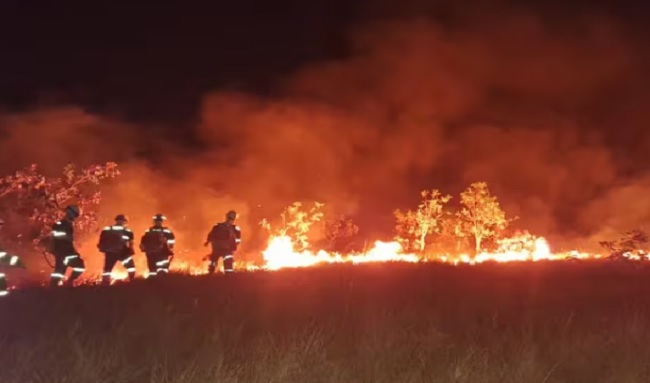 Emergencia por incendio forestal en Cómbita, Boyacá: Cerca a la casa de los padres de Nairo Quintana