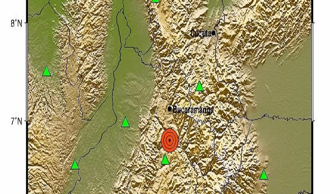 Atención : Fuerte temblor en Colombia en la mañana de este viernes 