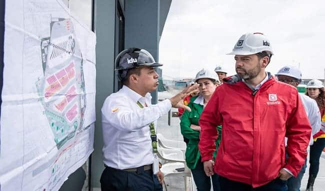 Alcalde supervisó las obras del patio taller de TransMilenio La Reforma en Usme