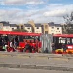 Caos en la Avenida Suba: Bus de Transmilenio averiado provoca trancón