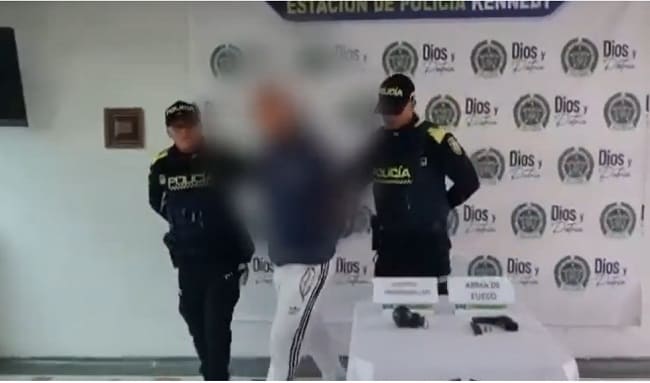 Capturado hombre que portaba un arma y una granada al suroccidente de Bogotá