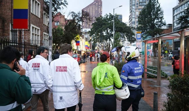 Más de 1.000 funcionarios acompañarán movilizaciones de taxistas en Bogotá