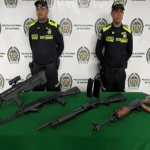 Policía de Bogotá recuperó 4 armas que habían sido hurtadas en un club de tiro