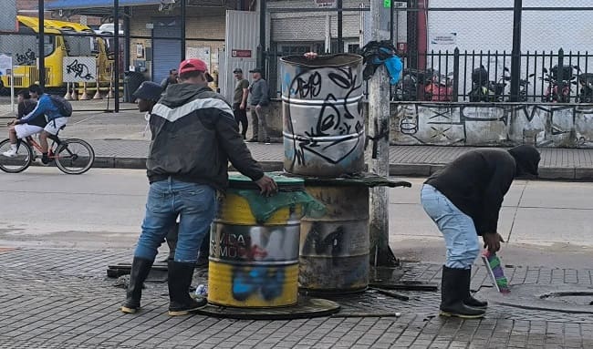 Alcaldía y Policía desmantelan lavaderos ilegales en La Gaitana