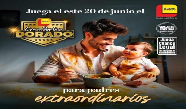 ¡Papá se merece un premio de oro! Lotería de Bogotá lanza sorteo extraordinario para Padres