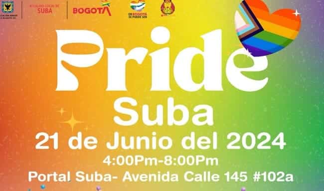 ¡Suba se viste de colores! Llega la fiesta de la diversidad con Suba Pride 2024