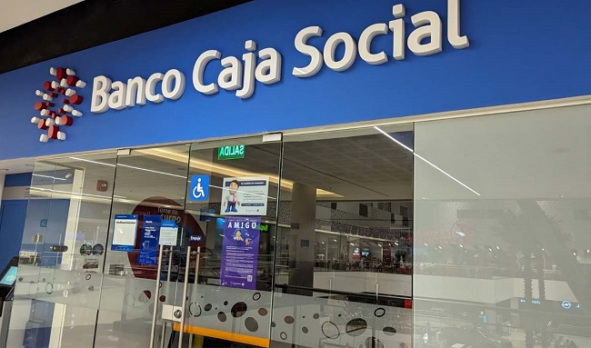 Sujetos armados robaron sede del Banco Caja Social en la Capital del País
