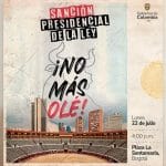 Presidente Gustavo Petro sancionará en la plaza La Santamaría la Ley ‘No Más Olé’ que prohíbe las corridas de toros