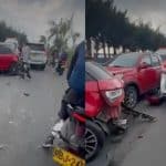 Fatal accidente vial colapsó la movilidad en Suba