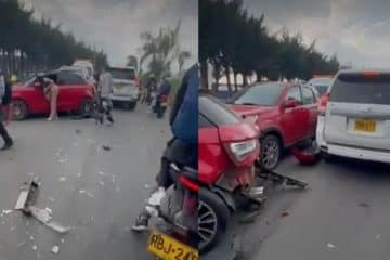 Fatal accidente vial colapsó la movilidad en Suba
