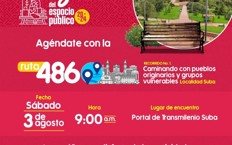 Invitación: Suba celebrará el cumpleaños de Bogotá con la ruta 486