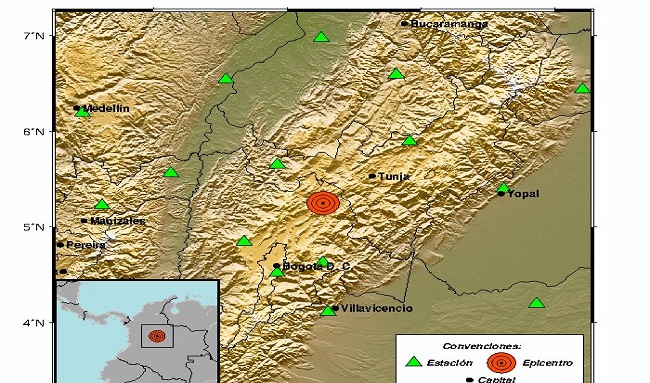 Atención: nuevo sismo muy cerca de Bogotá este jueves 15 de agosto