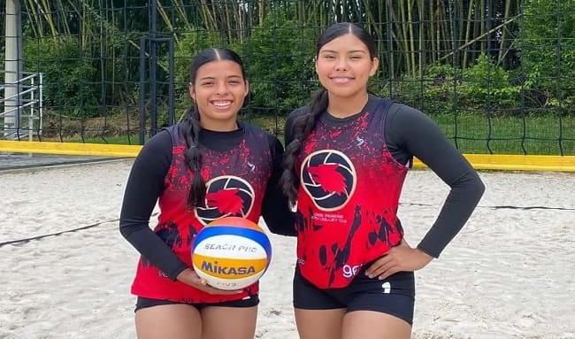 Dupla tolimense, se prepara para representar al departamento en Voley Playa femenino