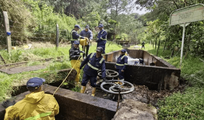 Mantenimiento en bocatoma del Neusa busca restablecer el suministro de agua en Cogua, Zipaquirá y Nemocón